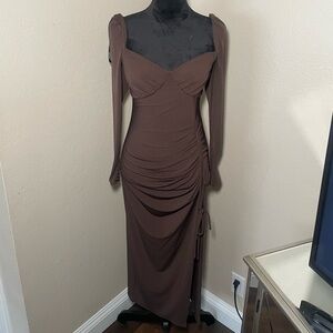 Self Portrait | Long Sleeve Midi Dress